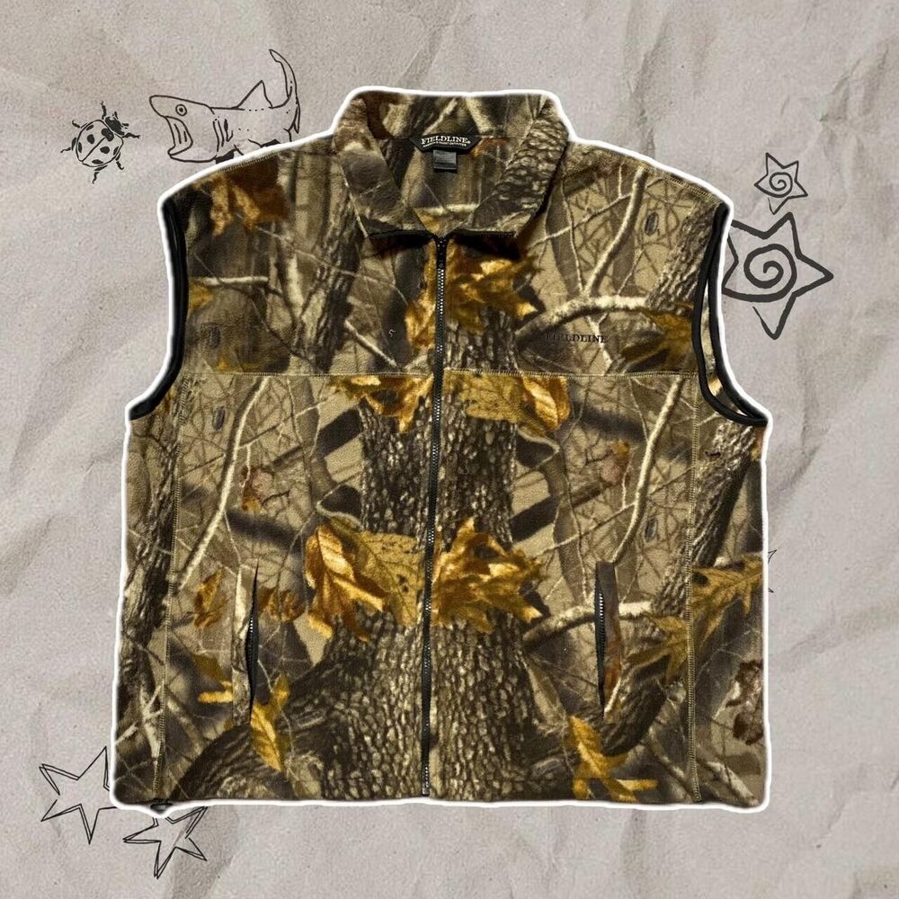 Field line Hunting Camo Vest - Size L